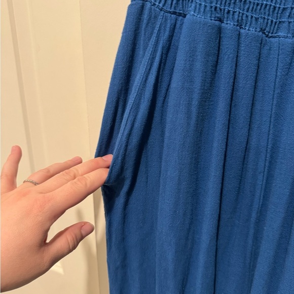 Gilli Blue Wide Leg Jumpsuit - Picture 3 of 5